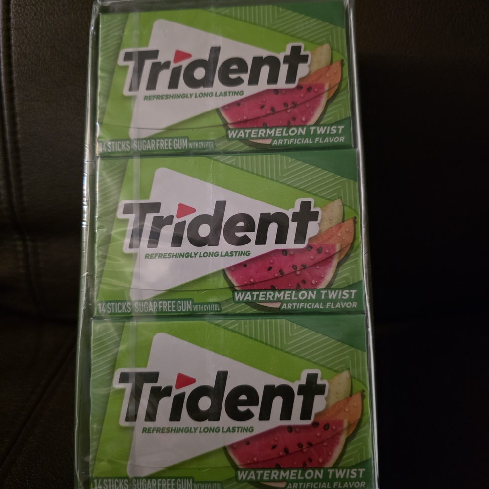 TRIDENT WATERMELON TWIST 12 PACK Trident Watermelon Twist Gum